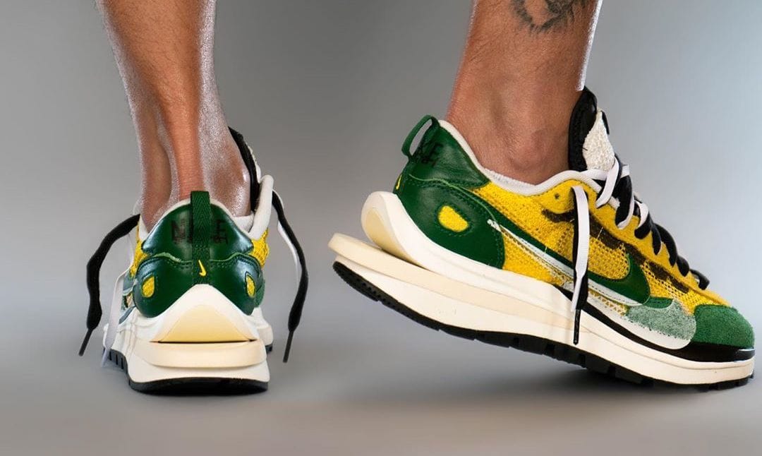 Sacai X Nike Vaporwaffle Tour Yellow