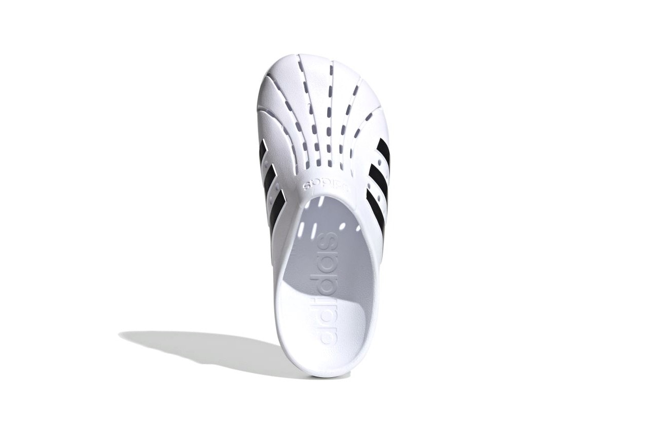 adidas Adilette Clogs Cloud White Core Black