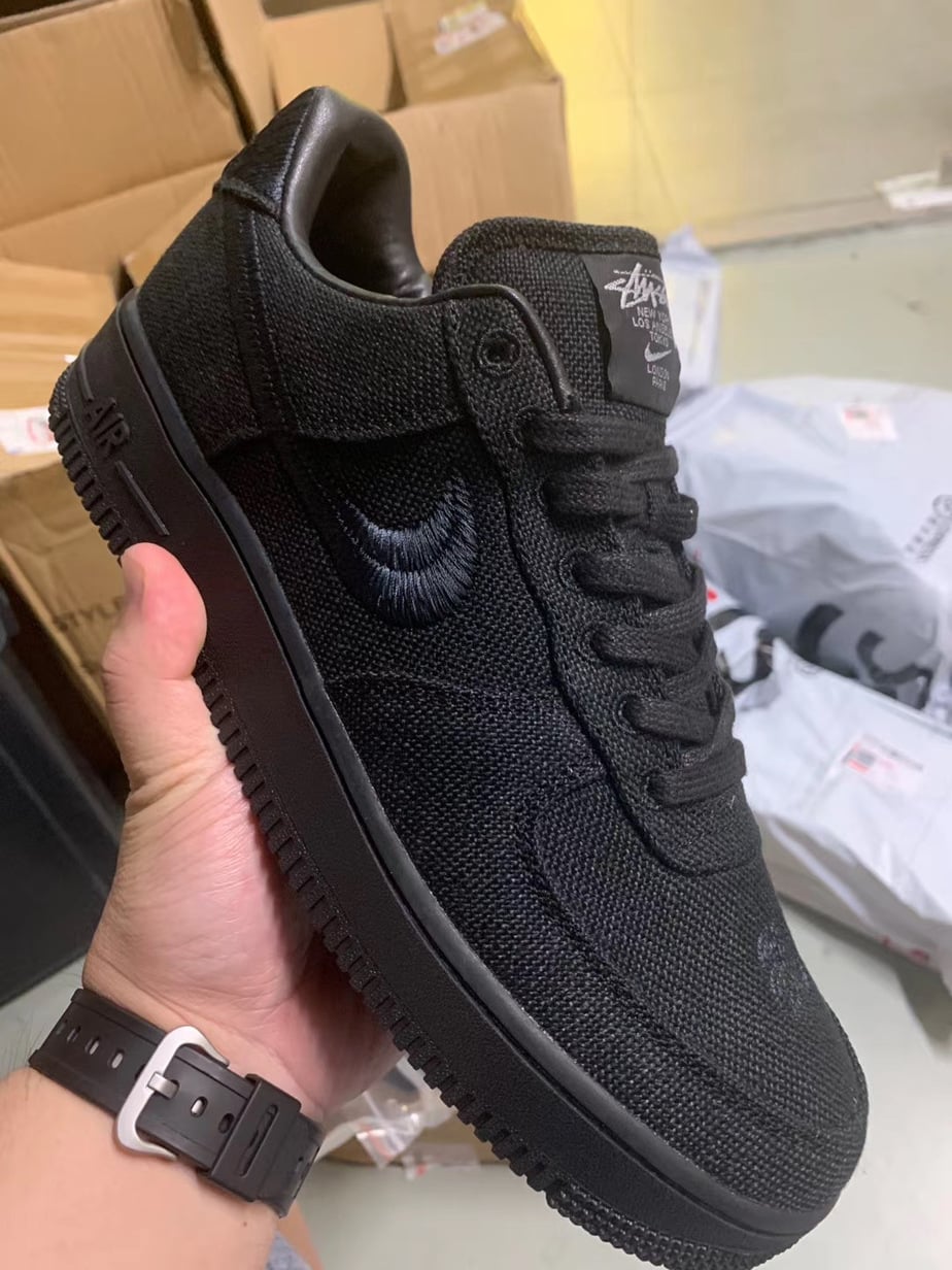 Stussy x Nike Air Force 1 Low Black CZ9084-001