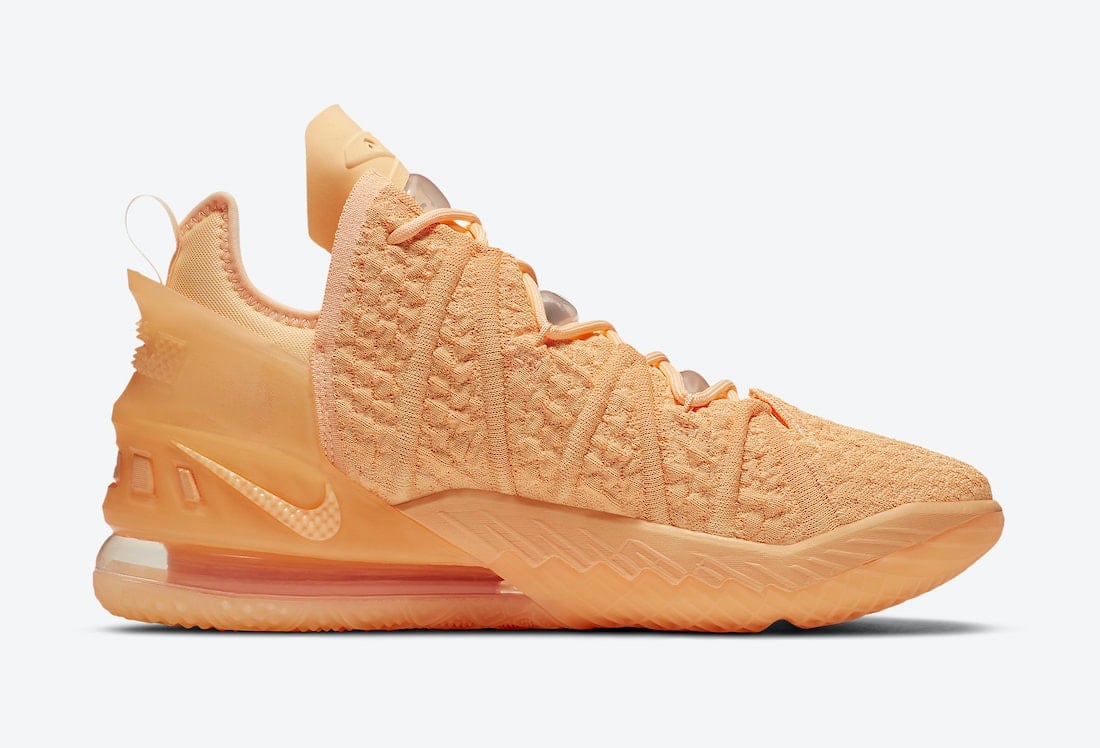 Official Images of the Nike Lebron 18 "Melon Tint"