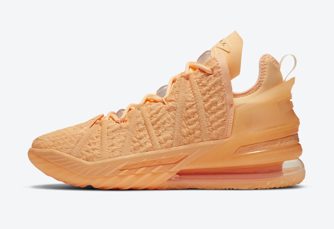 Official Images of the Nike Lebron 18 "Melon Tint"