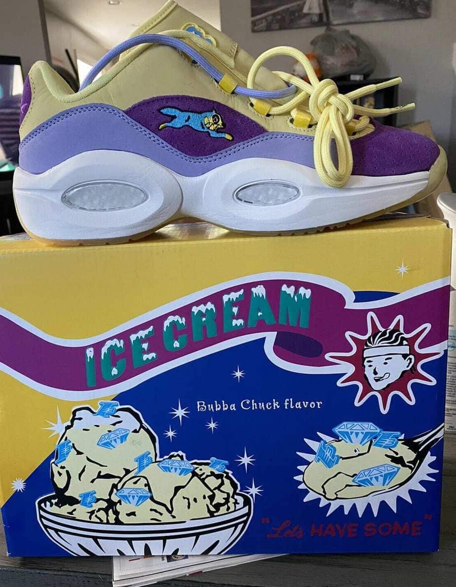 BBC Ice Cream x Reebok Question Low "Running Dog" Collection