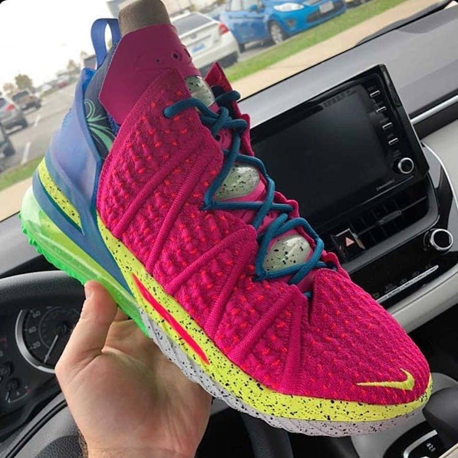 Official Images of the Nike LeBron 18 "Los Angeles By Night"