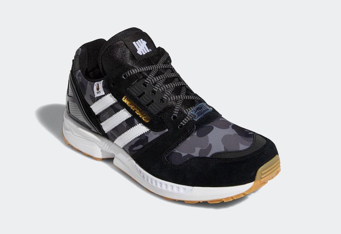 BAPE Undefeated adidas Zx 8000 FY8852