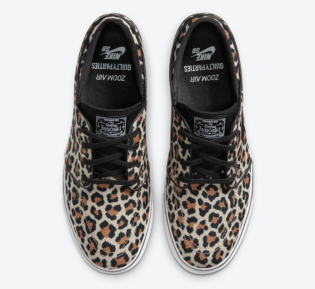 Wacko Maria x Nike SB Janoski Canvas OG Features Leopard Uppers