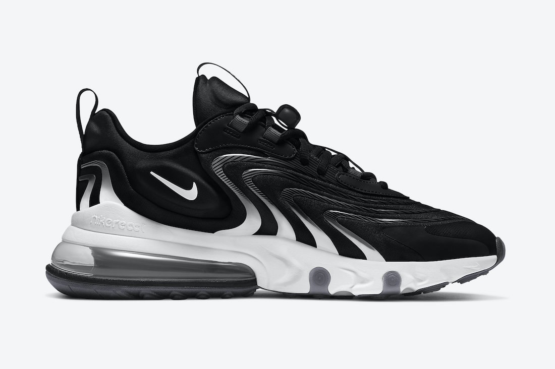 Nike Air Max 270 React ENG Releasing in Black and Dark Smoke Grey