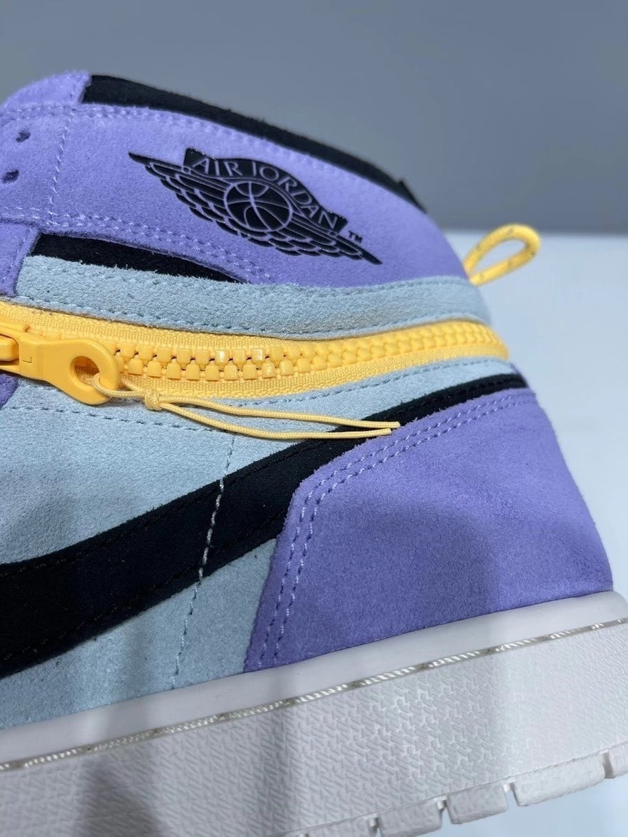 On Foot Look at the Air Jordan 1 Switch "Purple Pulse"