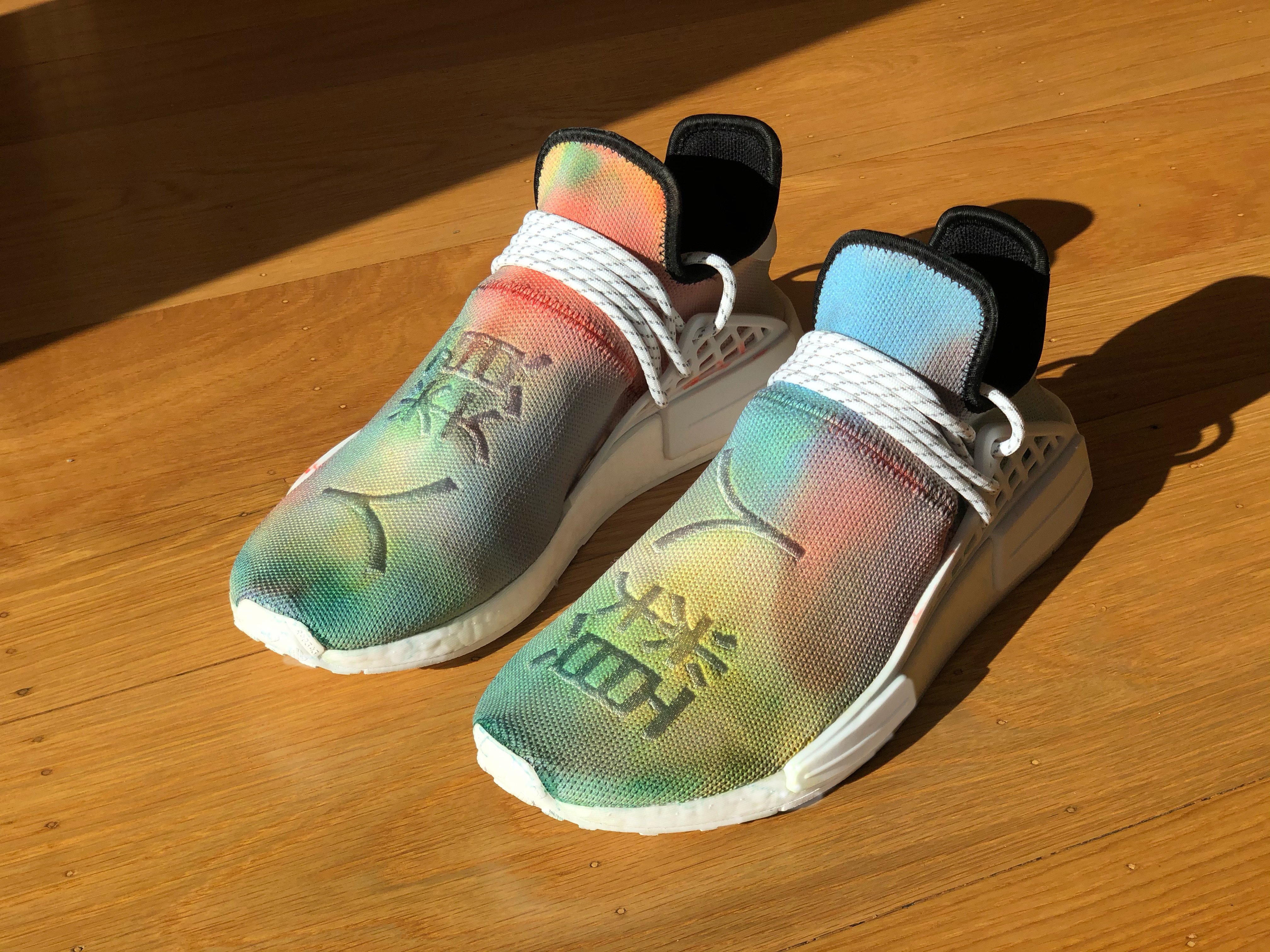 Pharrell adidas Nmd Hu White