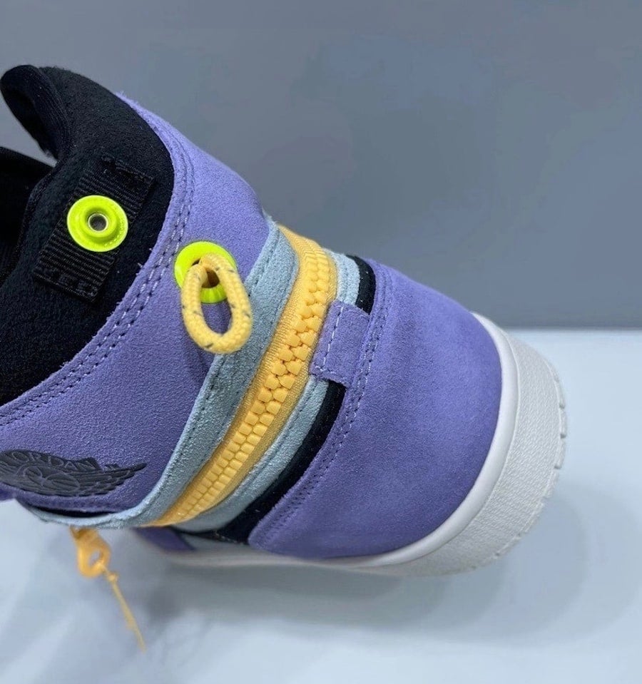 On Foot Look at the Air Jordan 1 Switch "Purple Pulse"