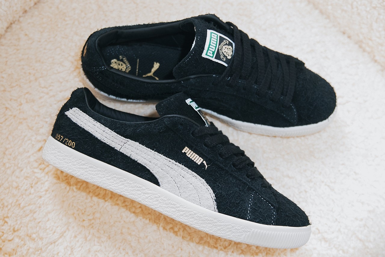 Footpatrol Puma Suede Black White Details