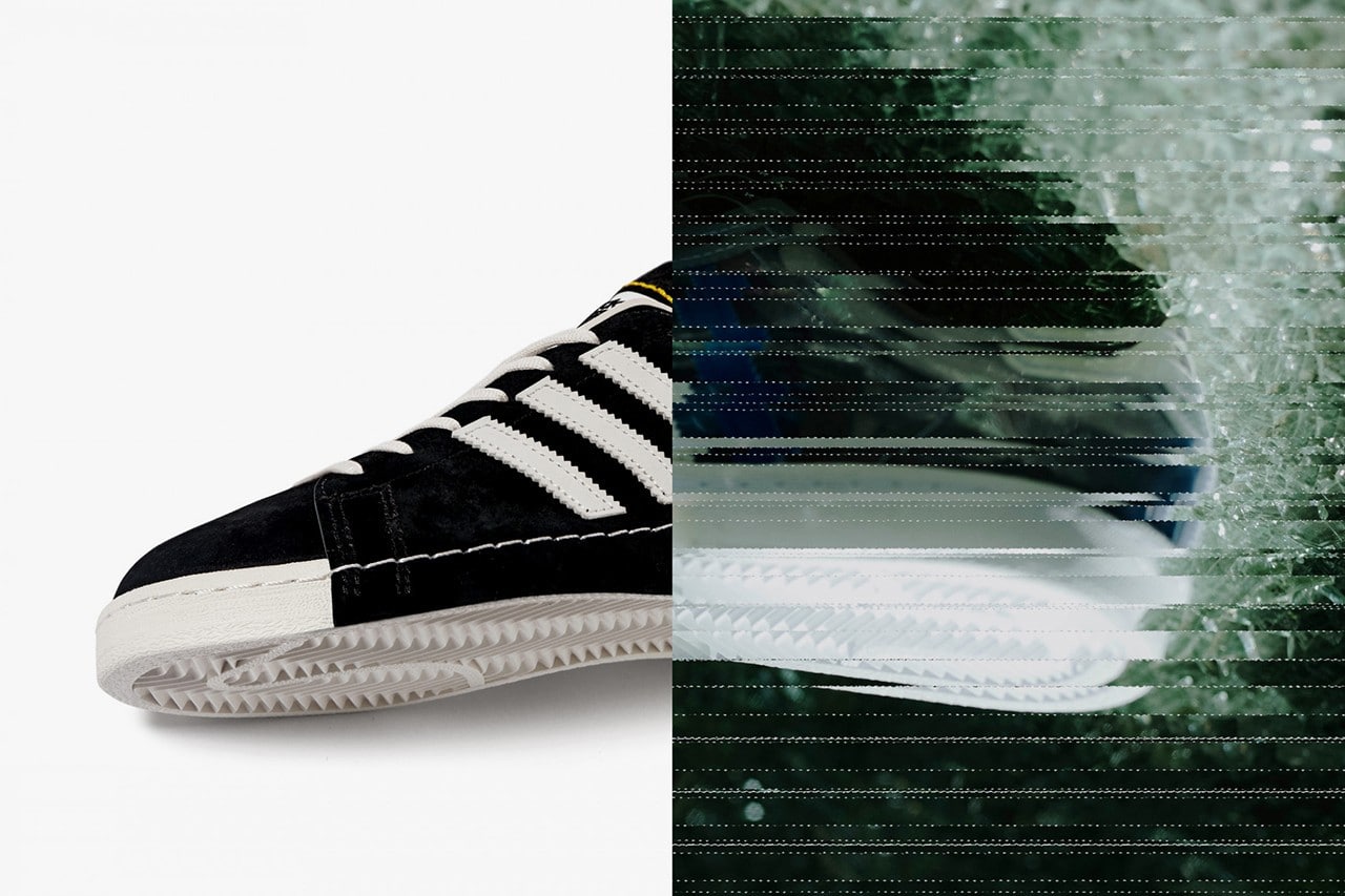 Recouture adidas Originals Campus 80s Collaboration Black White Beige FY6751 FY6750