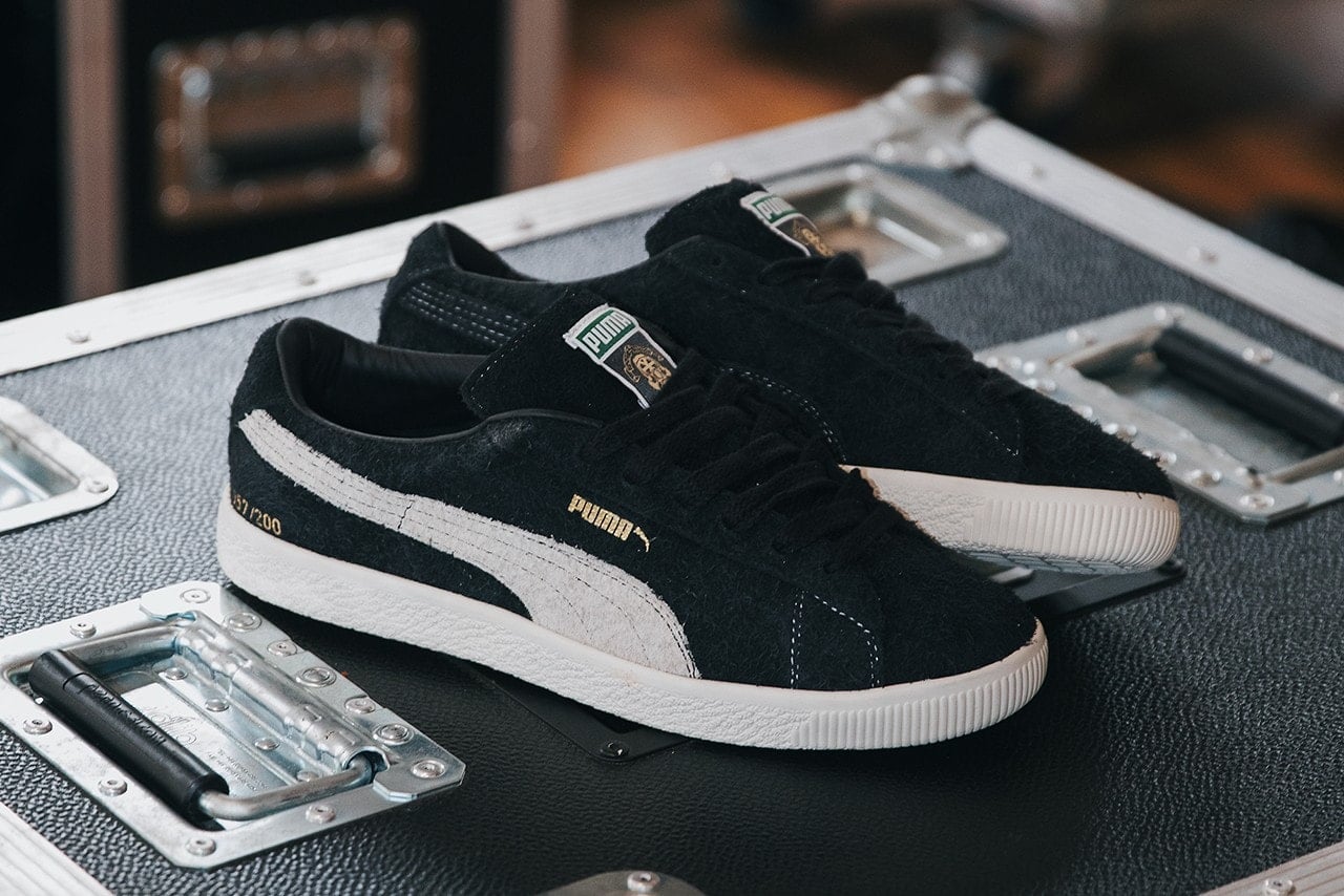 Footpatrol Puma Suede Black White Details