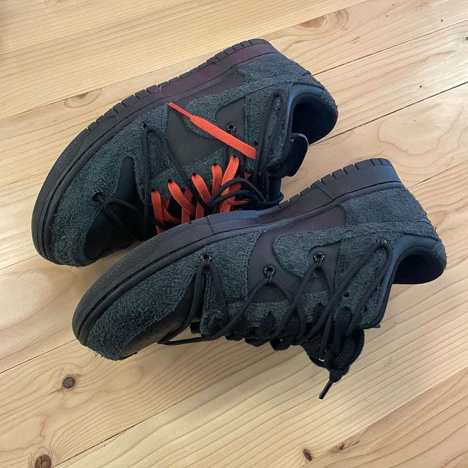 Off-White X Nike Dunk Low Black 2021