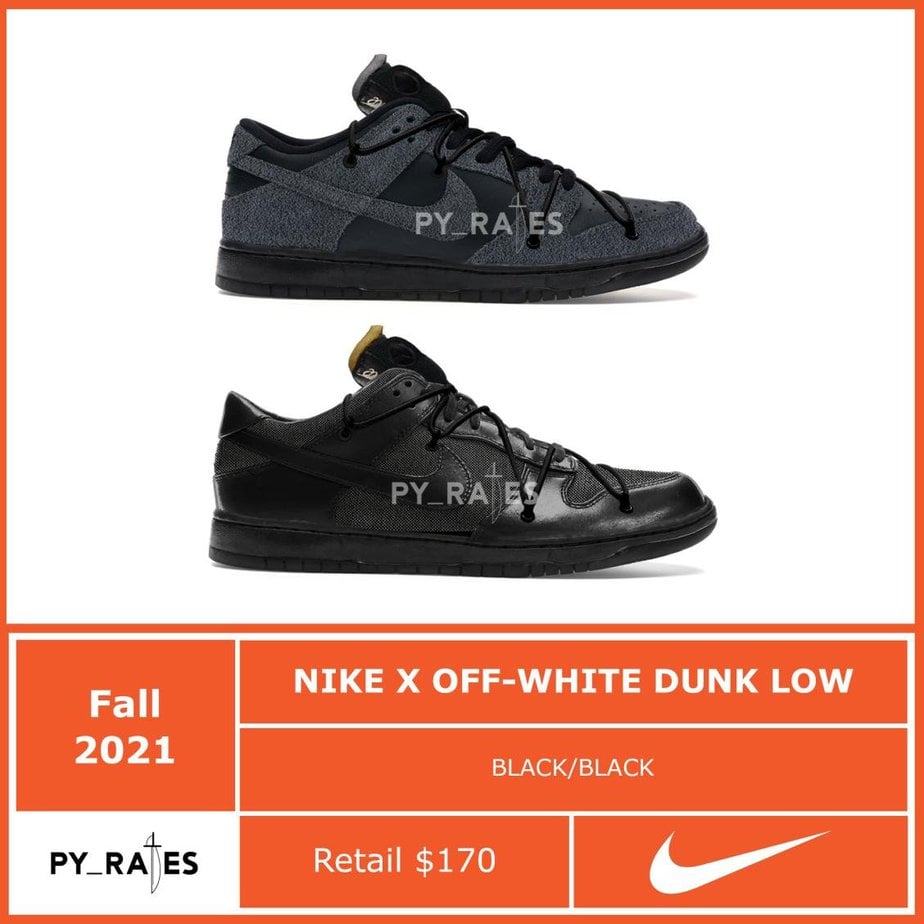 First Look at the Off-White x Nike Dunk Low "Black"