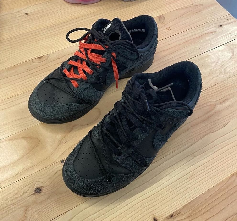 Off-White X Nike Dunk Low Black 2021