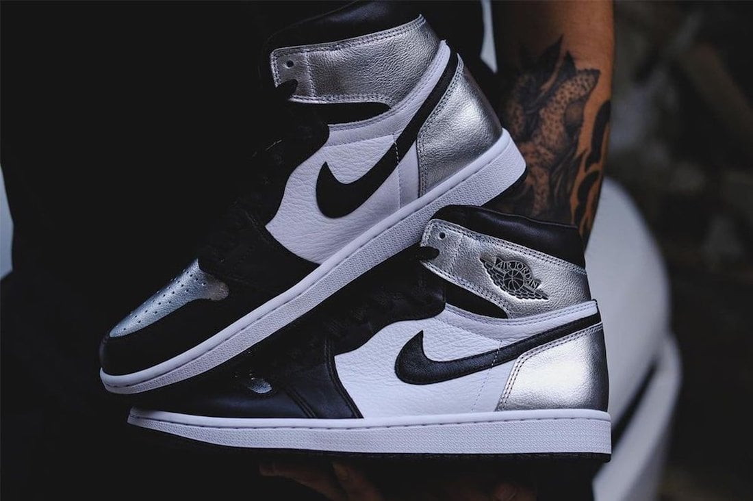 Air Jordan 1 Metallic Silver Toe CD0461-001