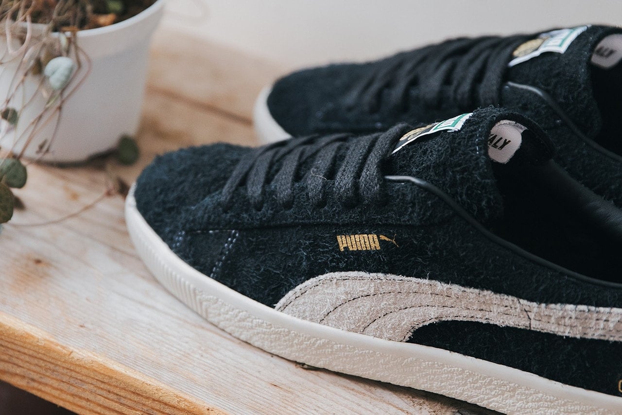 Footpatrol Puma Suede Black White Details