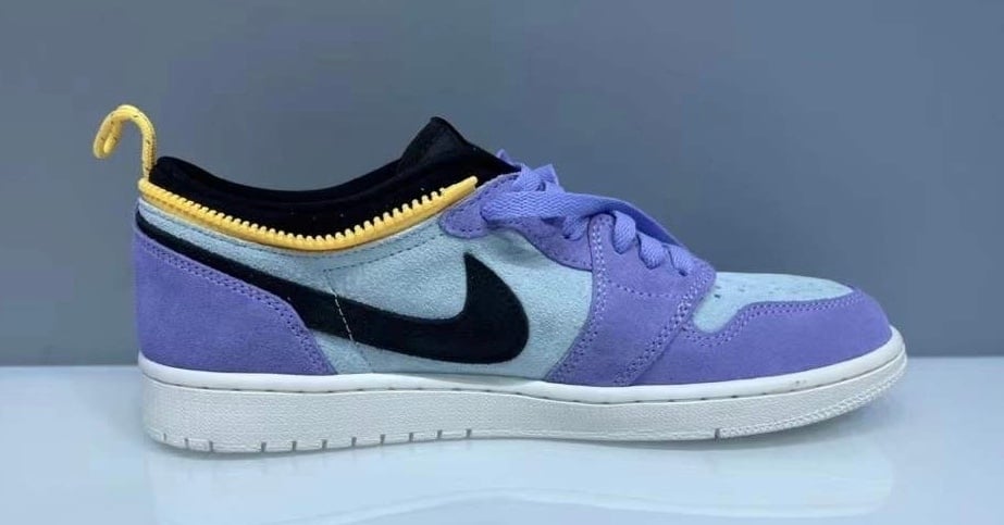 On Foot Look at the Air Jordan 1 Switch "Purple Pulse"