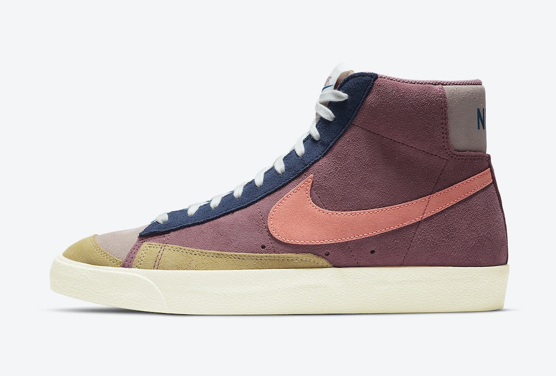 Nike Blazer Mid '77 Vintage Suede Dressed in "Desert Berry"