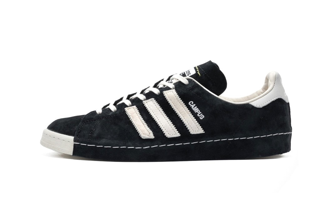 Recouture adidas Originals Campus 80s Collaboration Black White Beige FY6751 FY6750