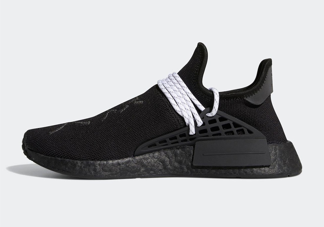Official Images of the Pharrell x adidas NMD Hu "Black"