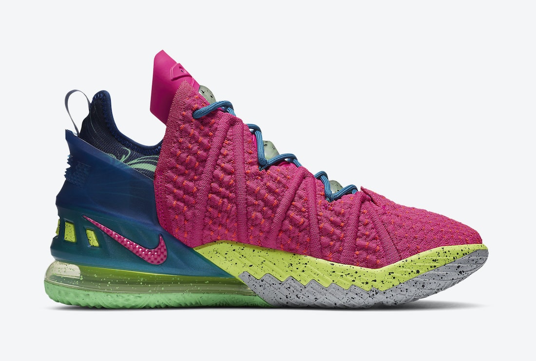 Official Images of the Nike LeBron 18 "Los Angeles By Night"