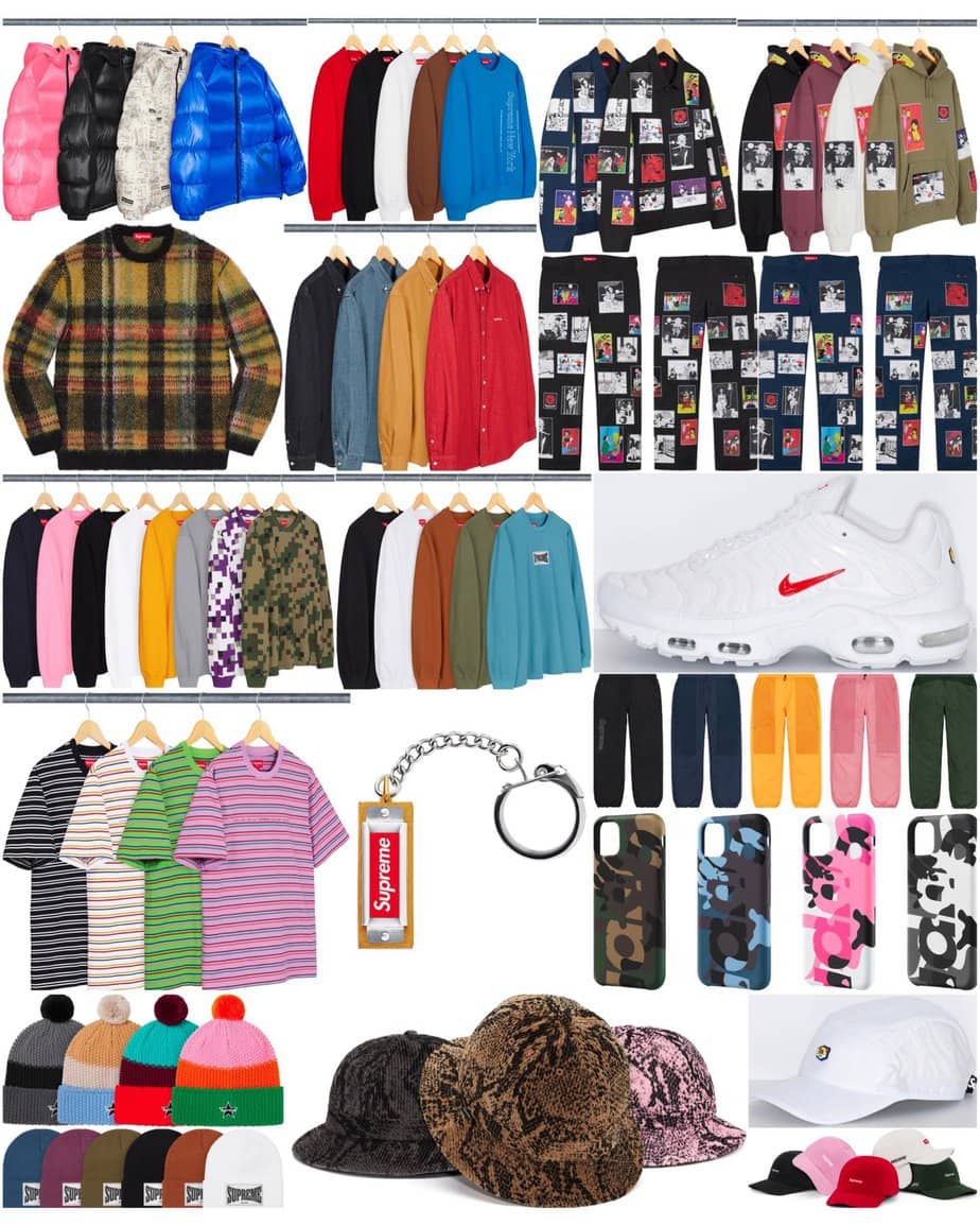 Supreme FW20 Week 11 Droplist