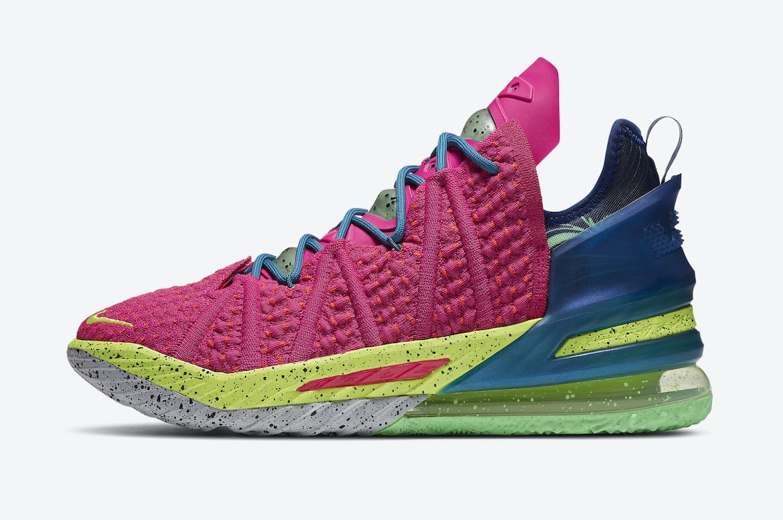 Official Images of the Nike LeBron 18 "Los Angeles By Night"