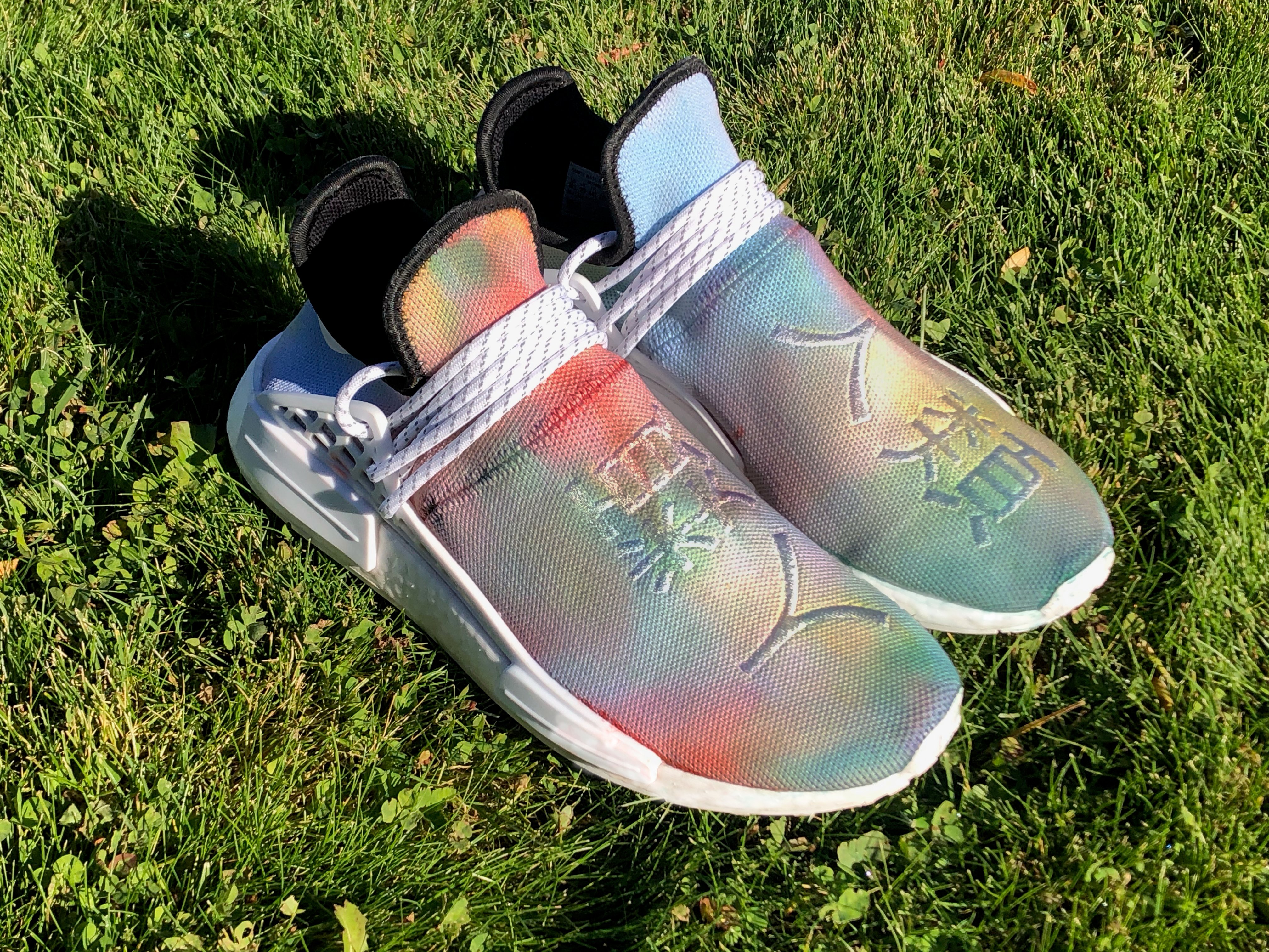 Pharrell adidas Nmd Hu White