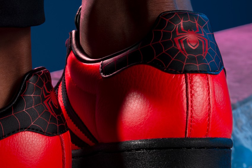 Spider Man Miles Morales adidas Superstar Justfreshkicks