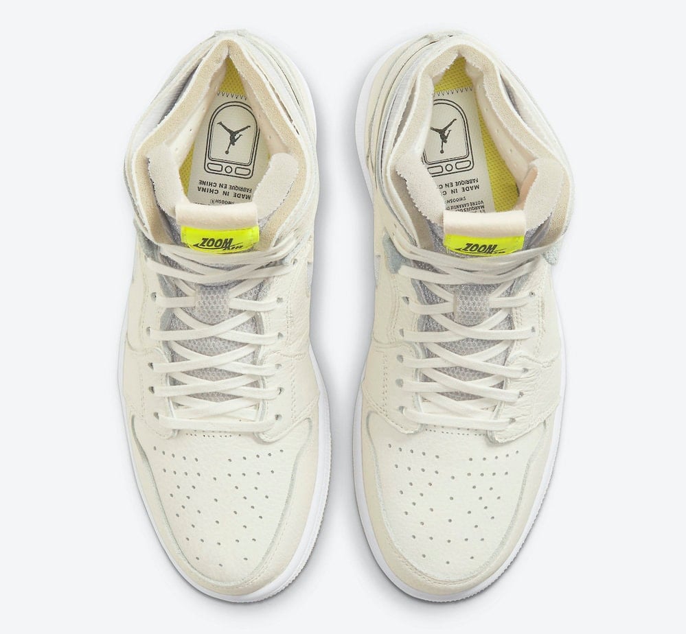 Air Jordan 1 Zoom Comfort Dropping in Sail and Pearl