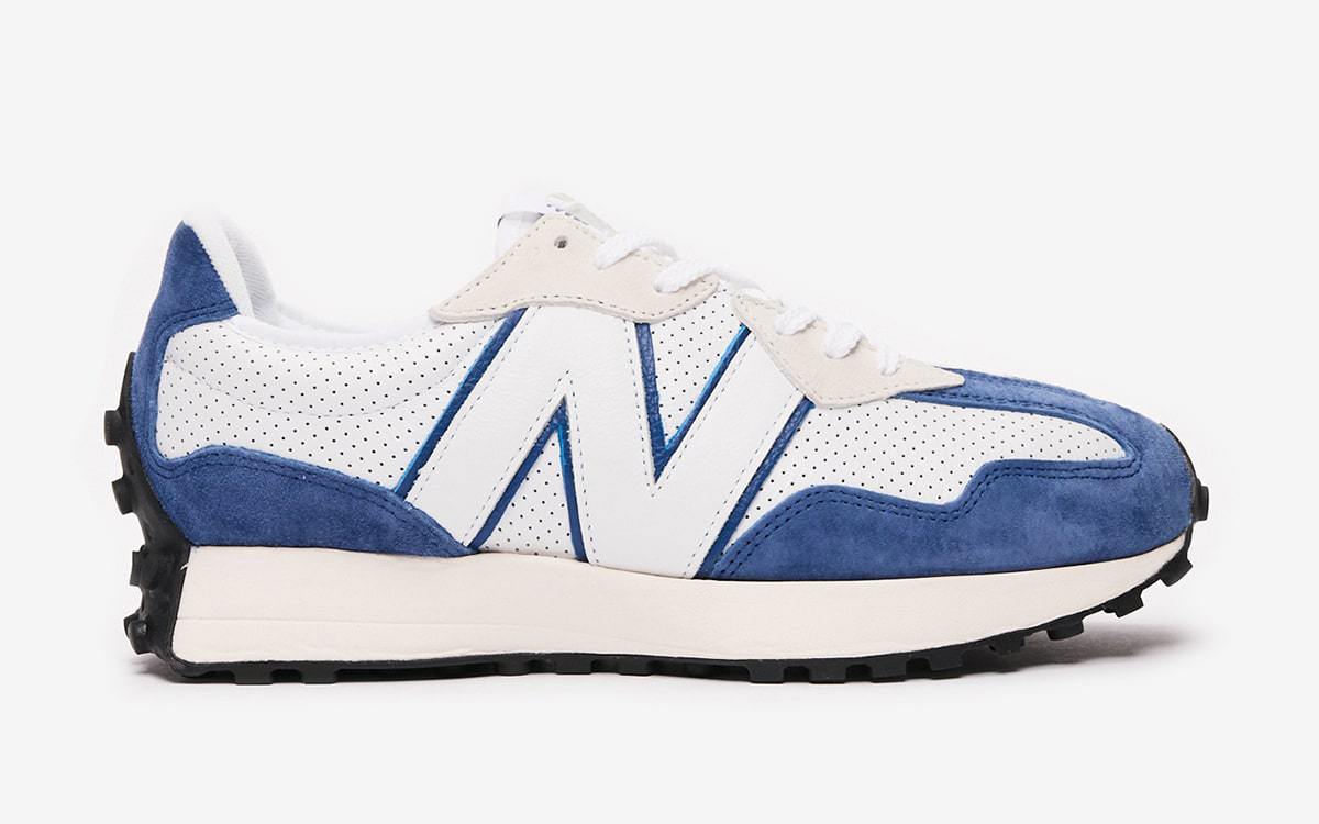 New Balance 327 Perforated Pack White Blue