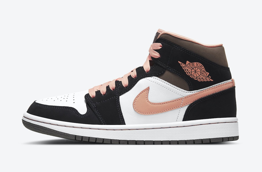 Air Jordan 1 Mid Dropping in Mocha and Pink