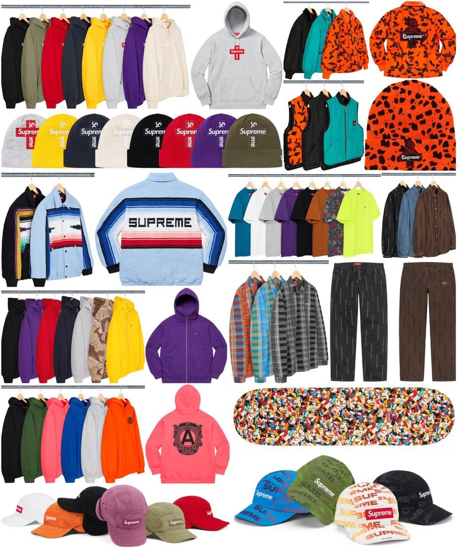 Supreme FW20 Week 15 Droplist