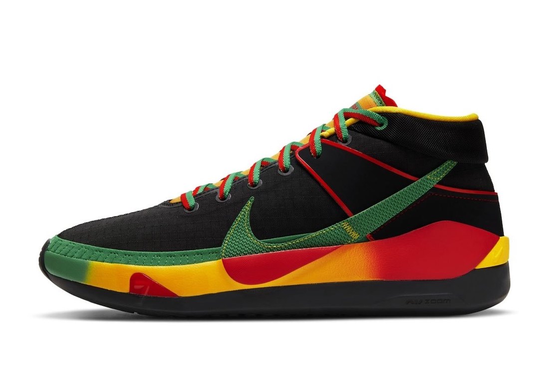 Nike KD 13 Featured in a "Rasta" Theme