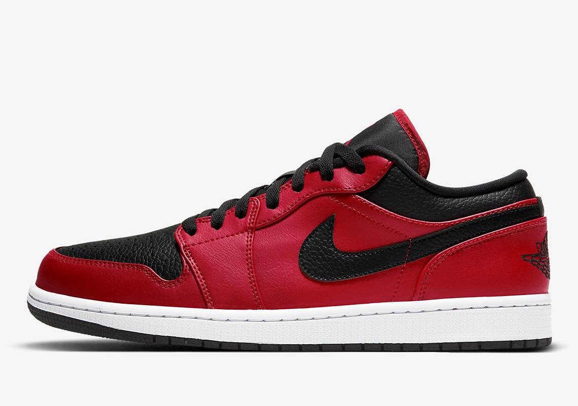 Air Jordan 1 Low "Banned" Calls for Tumbled Leather