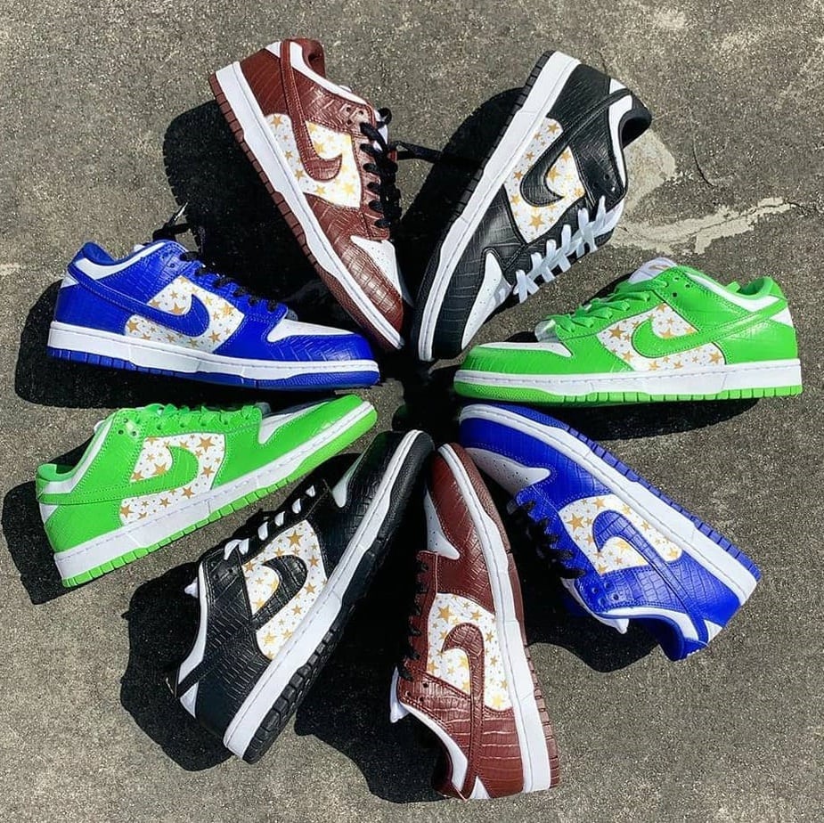 Supreme Nike Dunks 2021