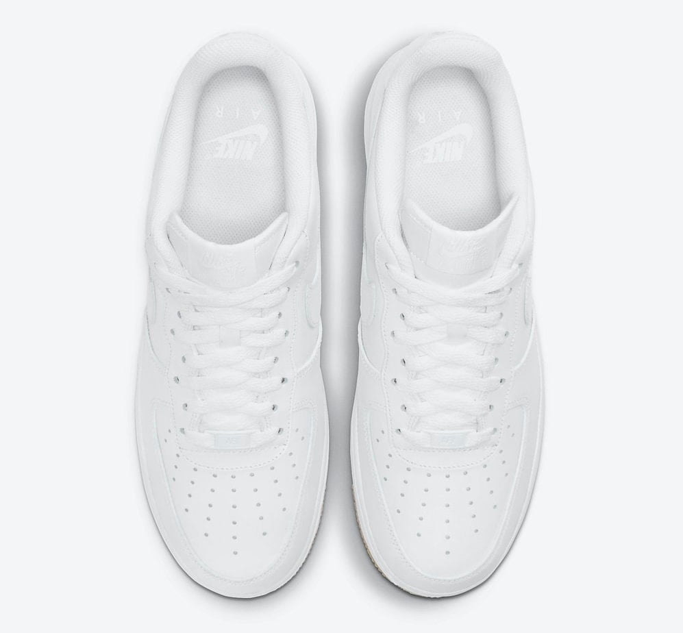 Nike Air Force 1 Low Featured in "White Gum"