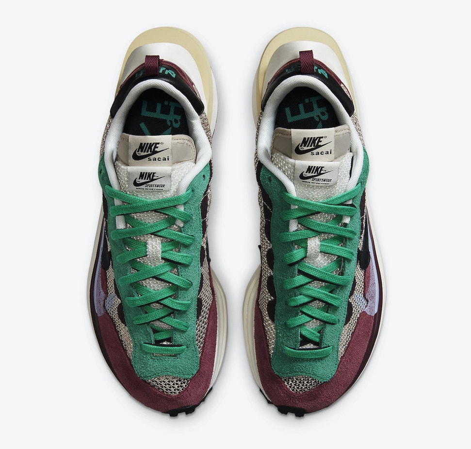 Sacai x Nike VaporWaffle “Villain Red” Official Images