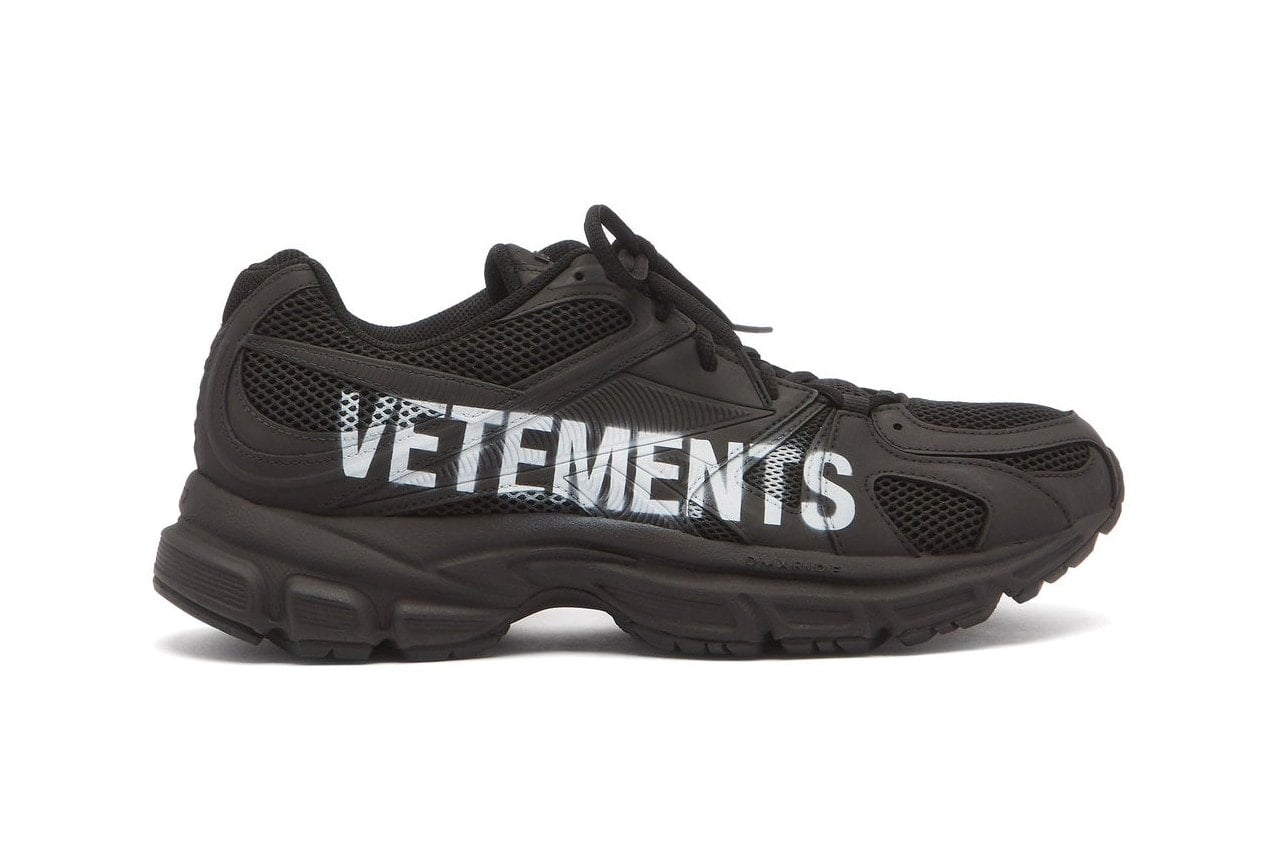 Vetements Reebok Spike Runner 200 Artisanal Handpainted Logo Guram Gvasalia