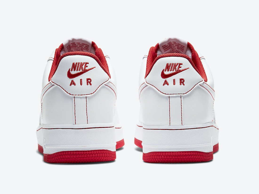 Nike Air Force 1 Low Releasing with Red Stitching