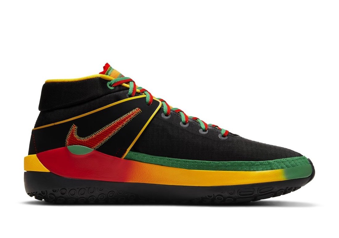 Nike KD 13 Featured in a "Rasta" Theme