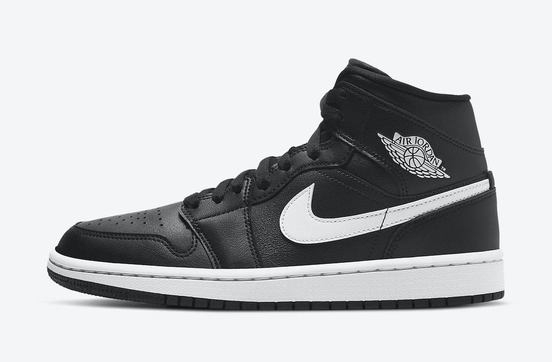 Air Jordan 1 Mid WMNS "Black/White"