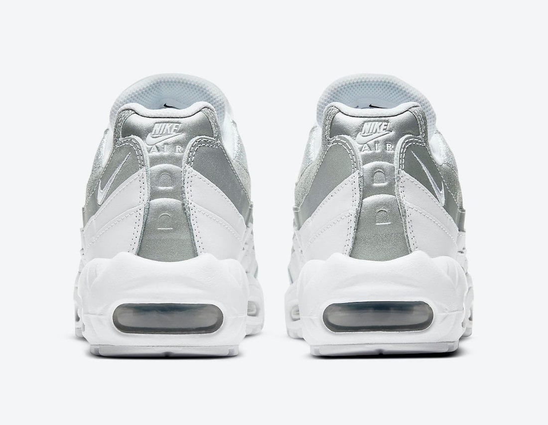 Nike Air Max 95 Releasing in "White Metallic" For the Ladies