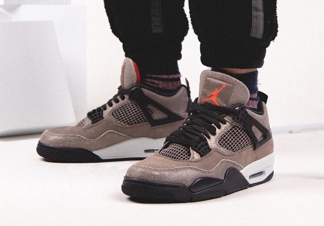 Air Jordan 4 Taupe Haze DB0732-200 Release Date On Feet