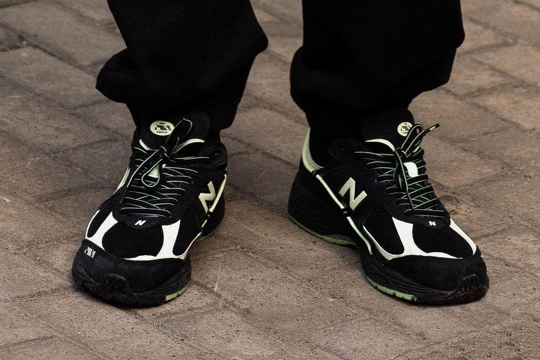 RandomEvent and UNIK Apply GLow in the Dark Uppers to New Balance's 2002R