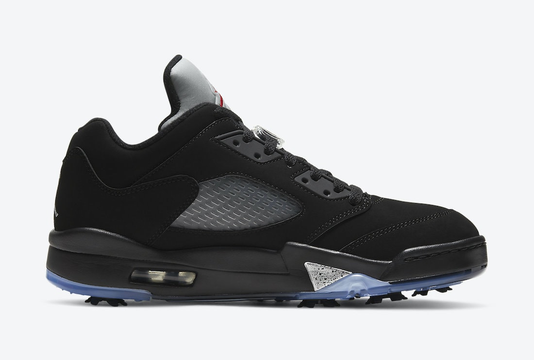 Air Jordan 5 Low Golf "Black Metallic"