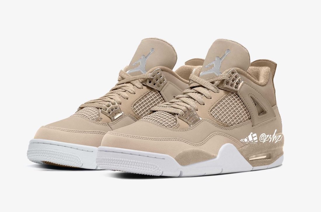Air Jordan 4 Wmns Shimmer Bronze Eclipse Orange Quartz Metallic Silver DJ0675-200