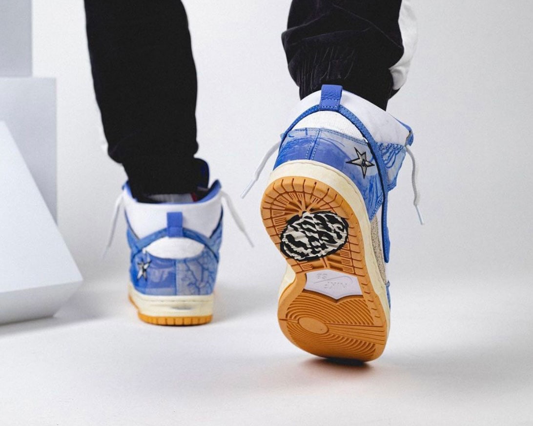 Carpet Company X Nike SB Dunk High On Feet