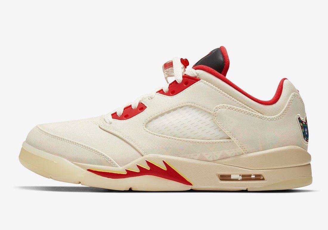 Official Images of the Air Jordan 5 Low "Chinese New Year"